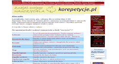 Desktop Screenshot of abecadlo.cauchy.pl